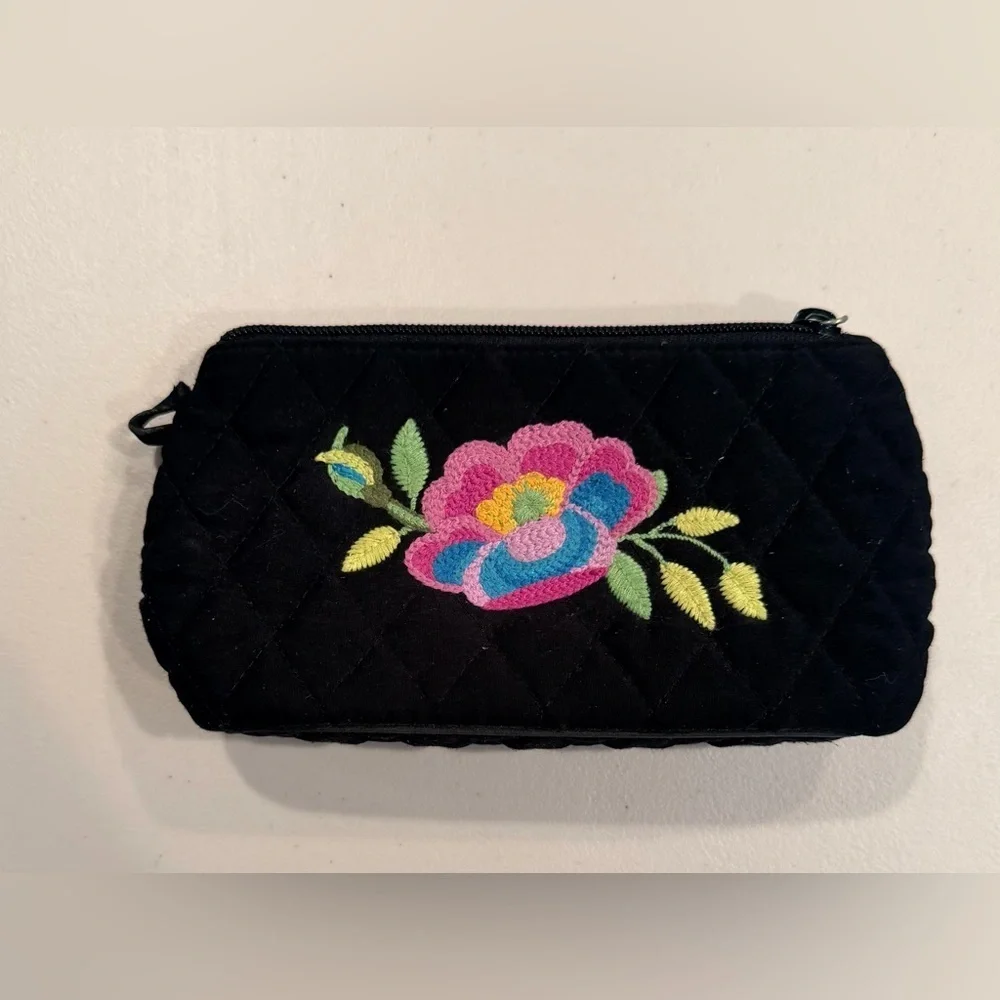 Vera Bradley | Adele embroidered makeup bag